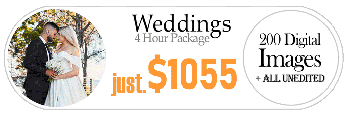 Complete Wedding Image Package *4 Hours* - Gift Voucher *120-240 Images Included*