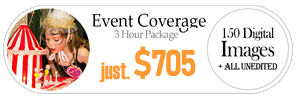 Complete Event Package *3 Hours* - Gift Voucher *90-180 Images Included*