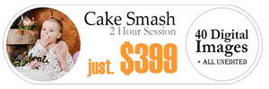Complete Cake Smash Session - Gift Voucher *40 Images Inc*