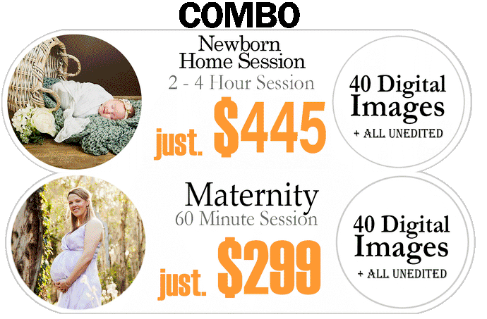 Maternity & Newborn HOME Session *combo* (15% OFF)